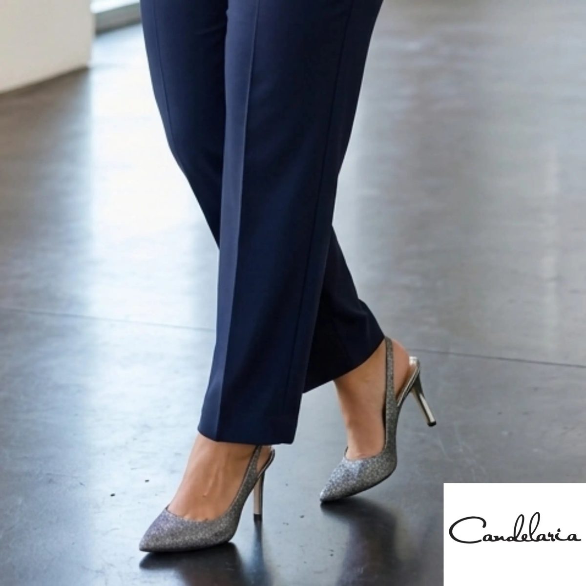 Stiletto elegante tendencia actual