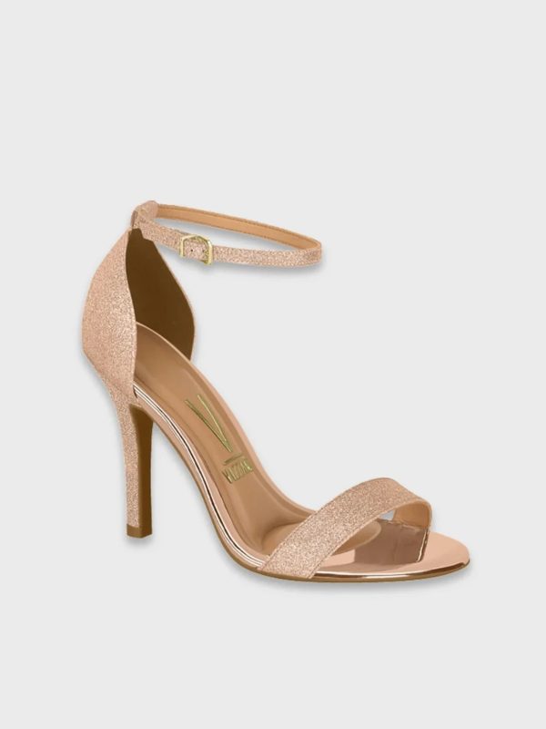 Sandalia elegante tacón alto cómodo
