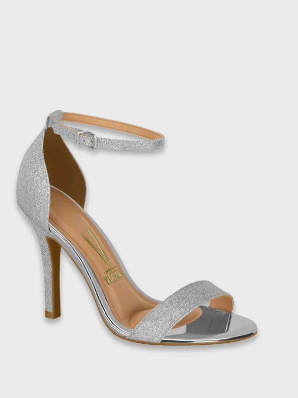 Sandalia elegante tacón alto cómodo