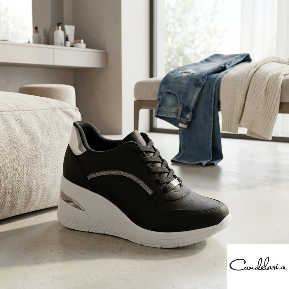 Tennis casual en plataforma
