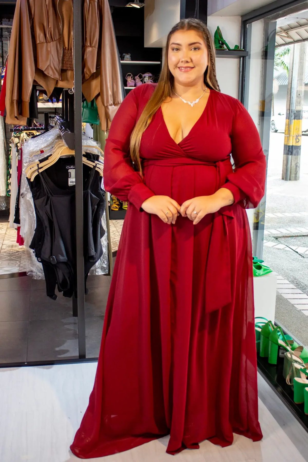 Vestido plus para fiesta