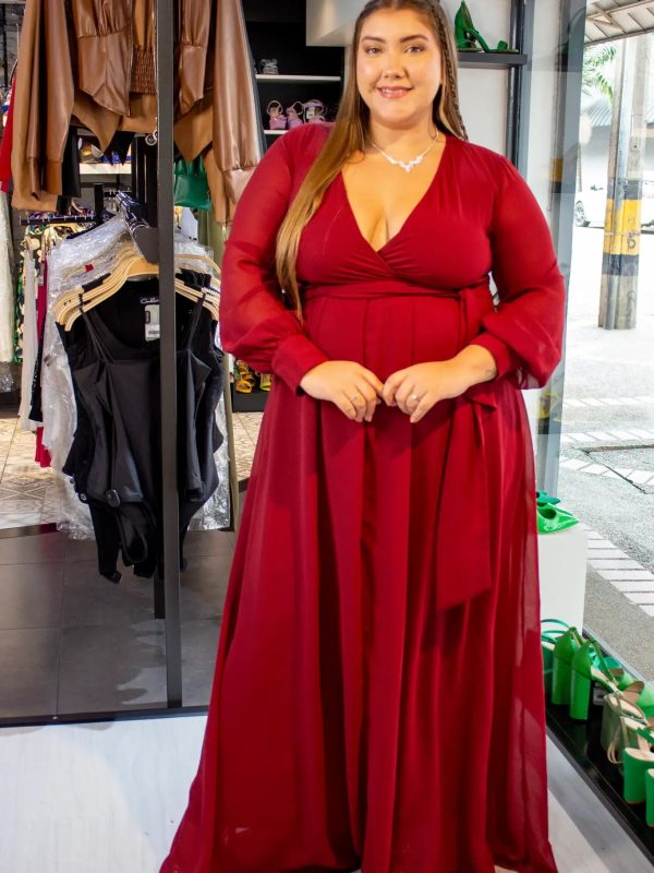 Vestido plus para fiesta