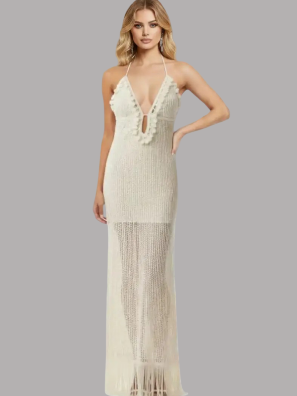 Vestido blanco playero