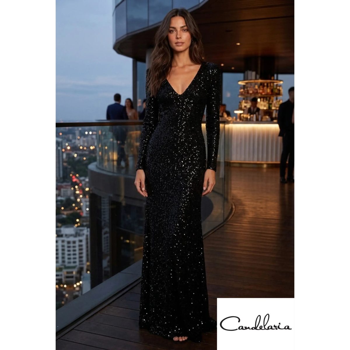 Vestido brillante