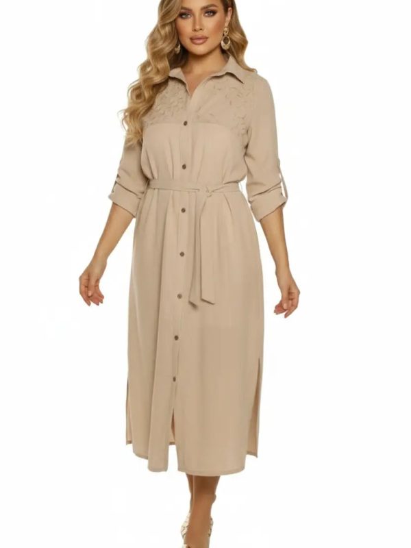 Vestido camisero casual