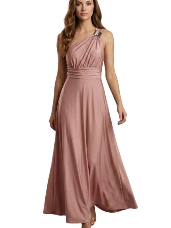 Vestido de un solo hombro