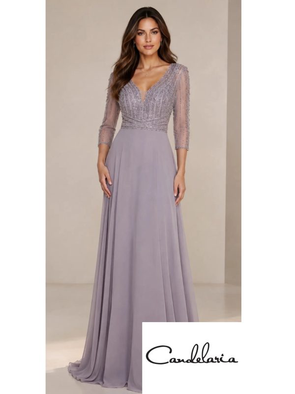 Vestido con bordados