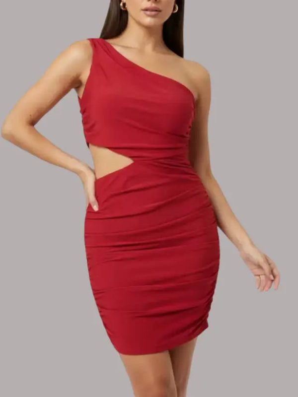 Vestido corto glam estilo fashion