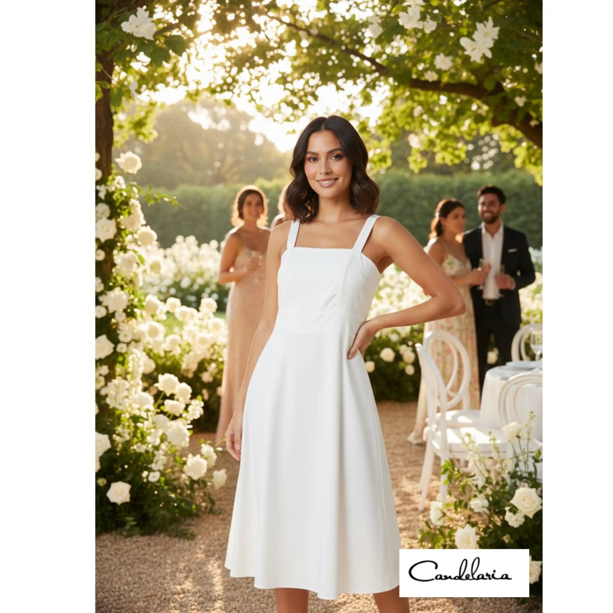 Vestido corto moderno
