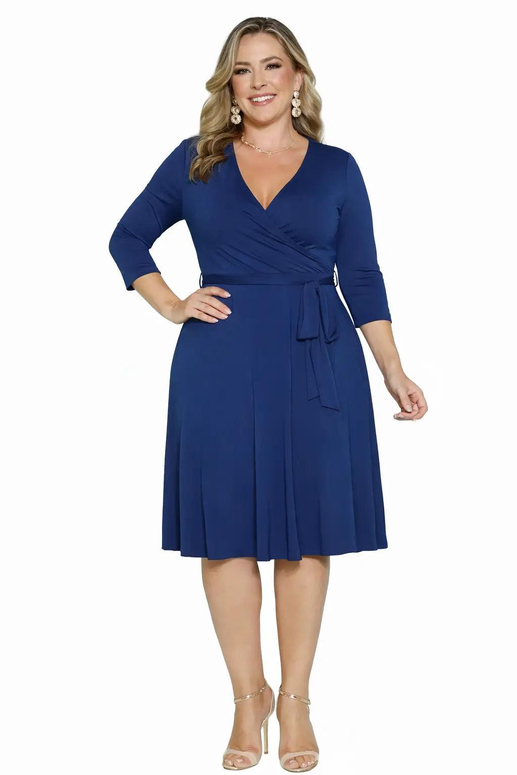 Vestido corto plus ejecutivo