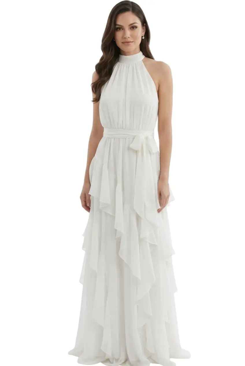 Vestido de gala moderno
