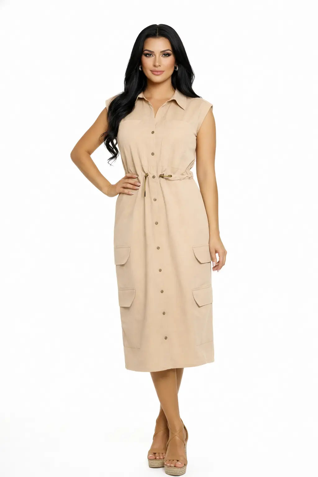 Vestido cargo elegante