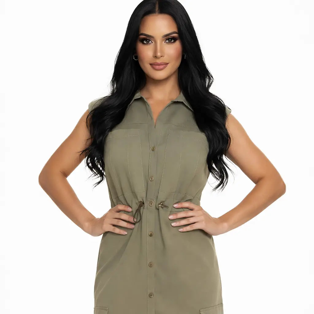 Vestido cargo elegante