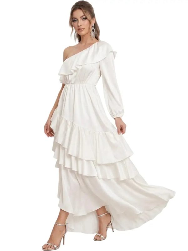 Vestido solo hombro