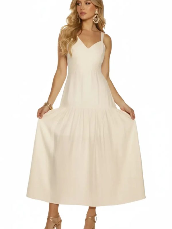 Vestido escote en V