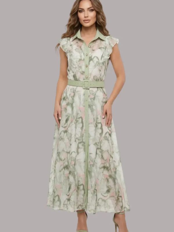 Vestido estampado plus