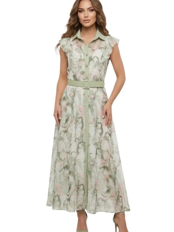Vestido estampado plus