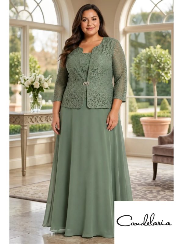 Vestido femenino plus para eventos