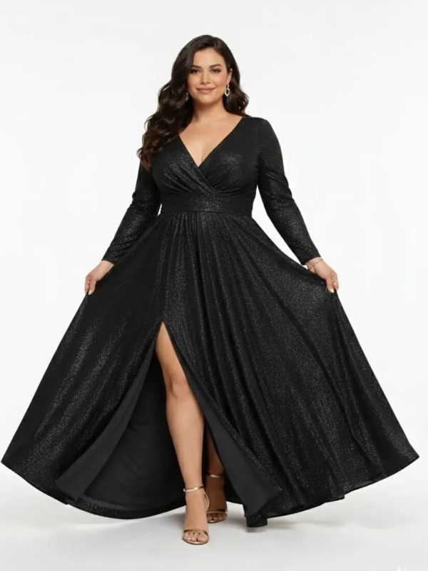 Vestido plus diseño femenino
