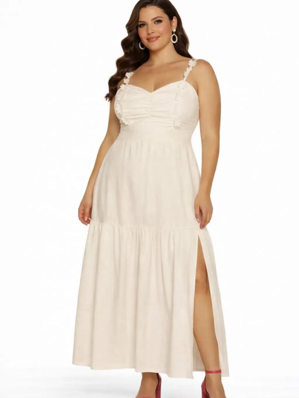 Vestido plus para paseo