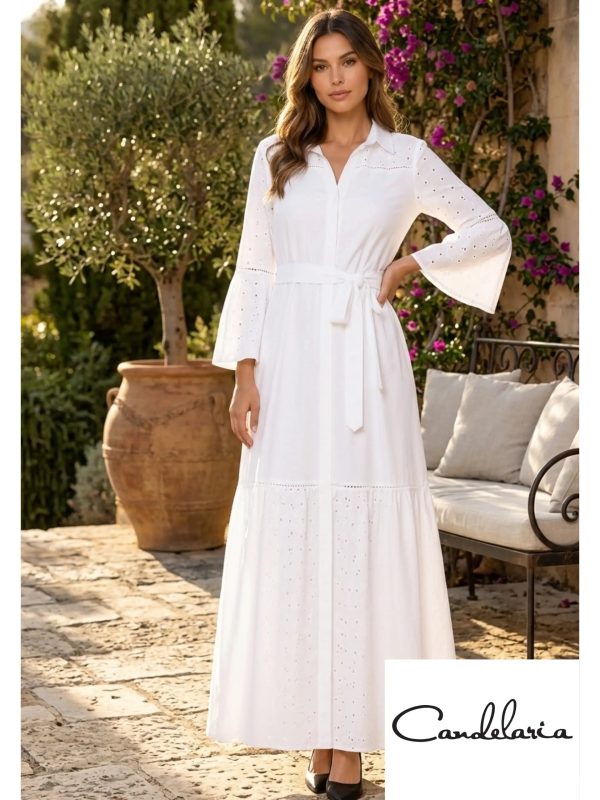 Vestido blanco para el día