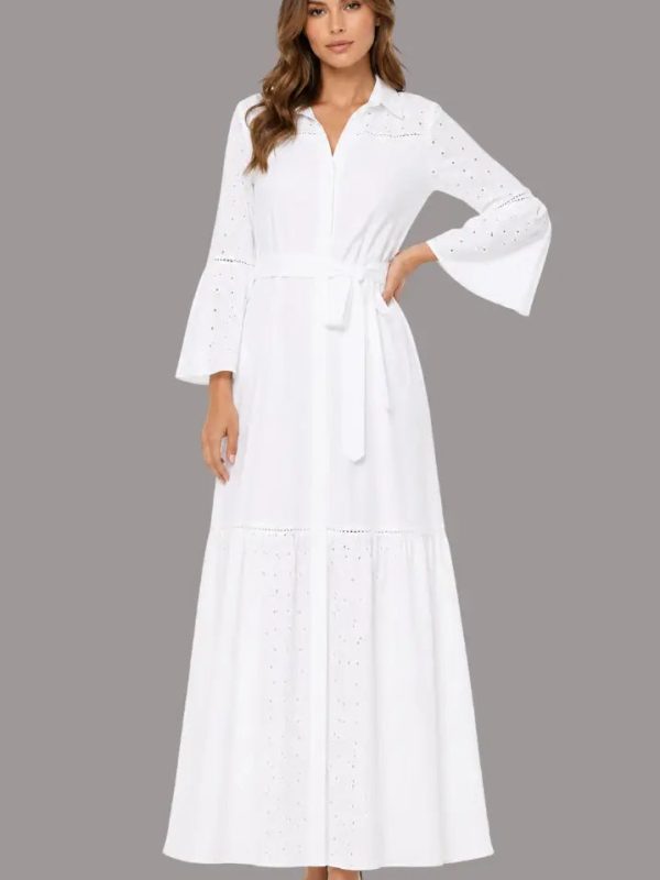 Vestido blanco para el día