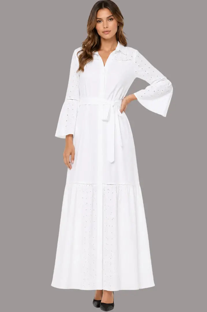 Vestido blanco para el día
