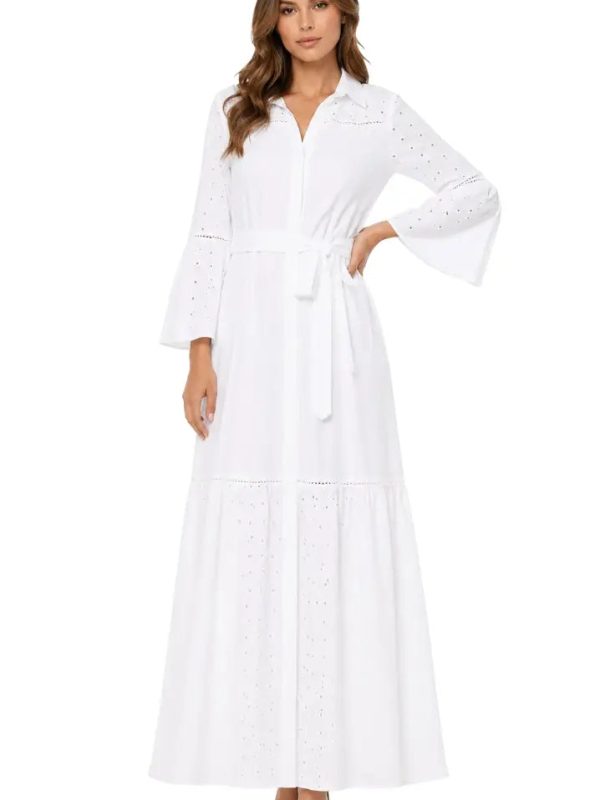 Vestido blanco para el día