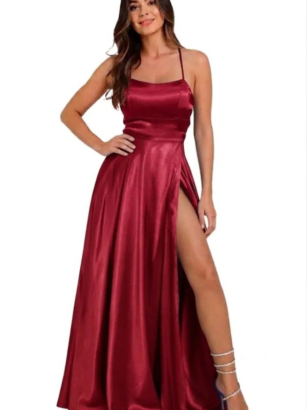 Vestido largo glam