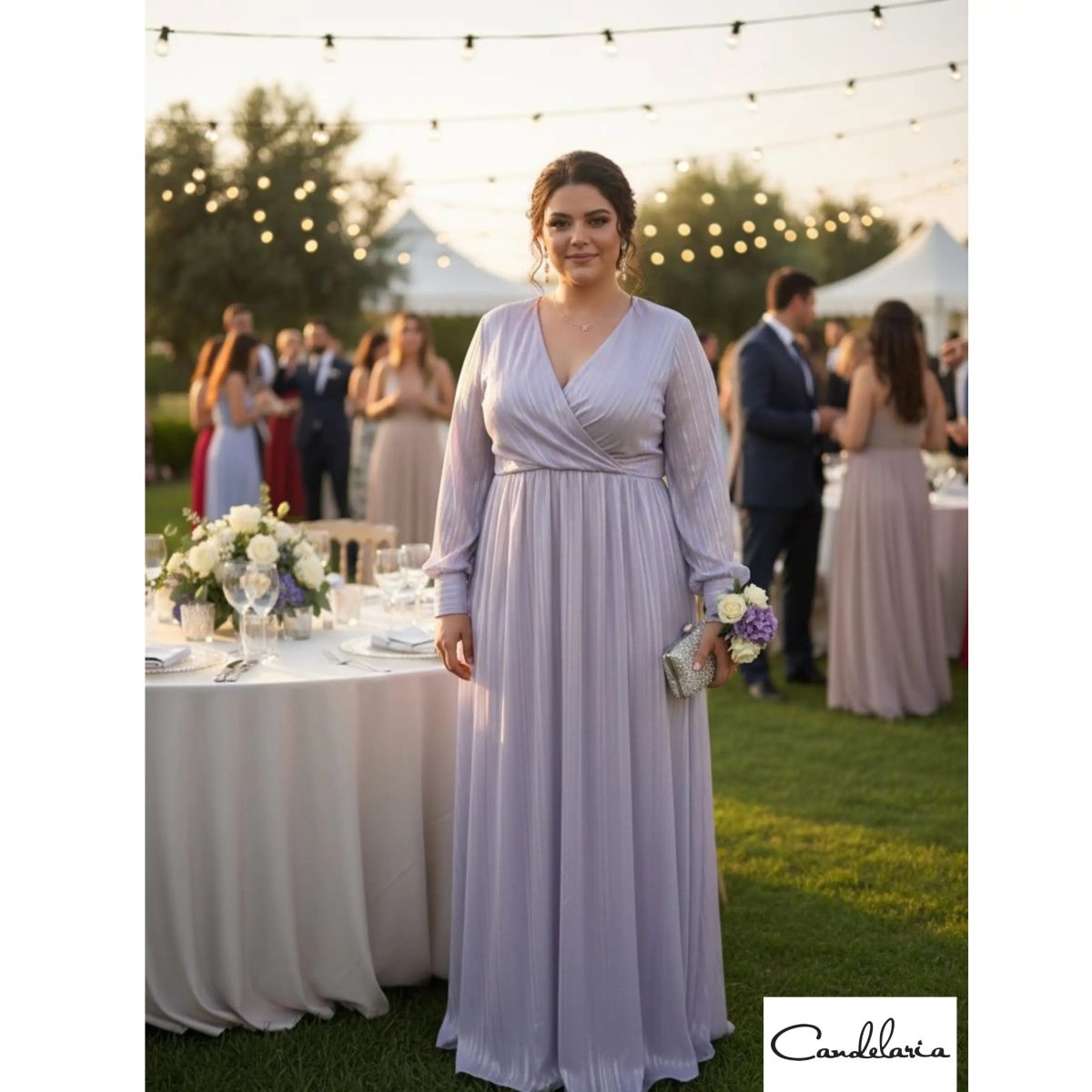 Vestido plus para matrimonio
