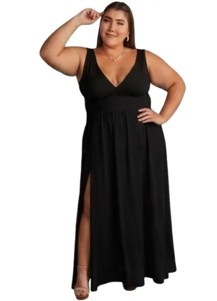 Vestido largo plus para eventos