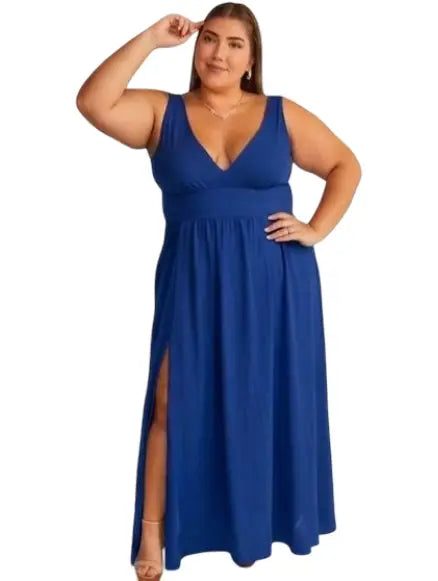 Vestido largo plus para eventos
