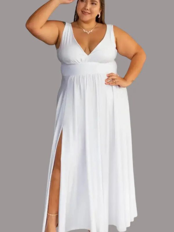 Vestido largo plus para eventos