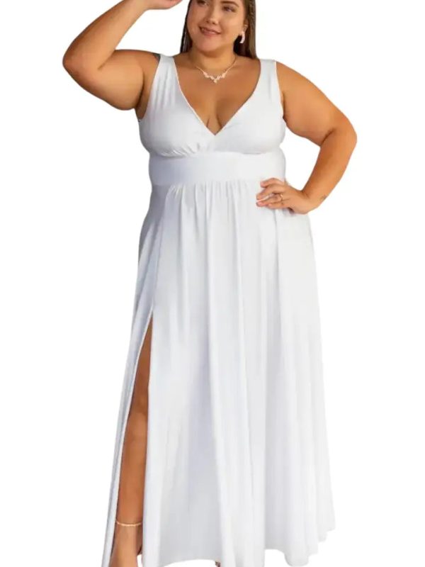 Vestido largo plus para eventos