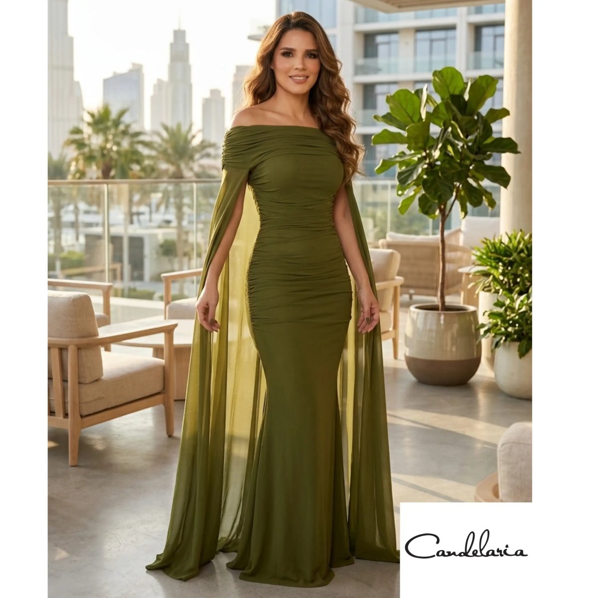 Vestido con velo