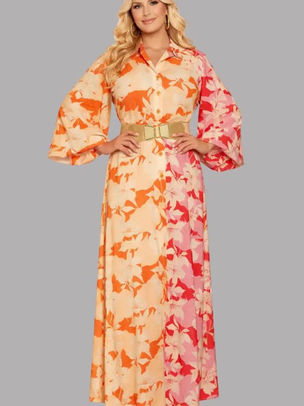 Vestido moderno plus