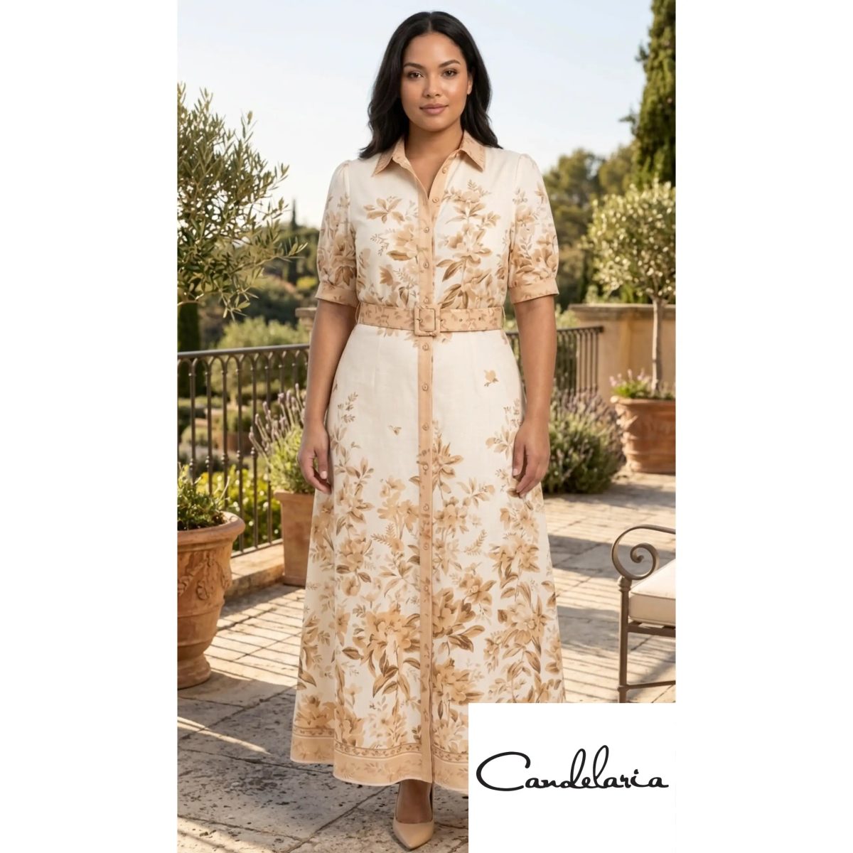 Vestido para invitada de grado plus