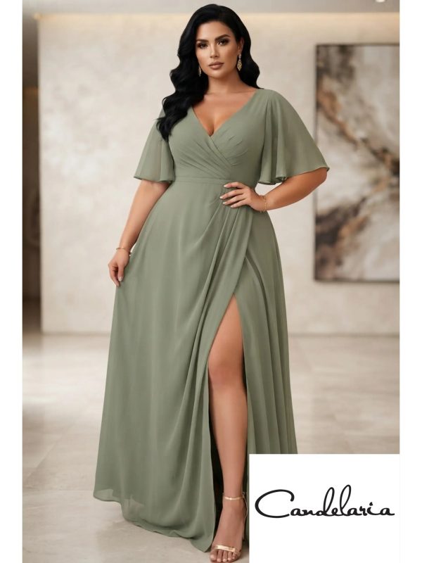 Vestido para matrimonio curvy