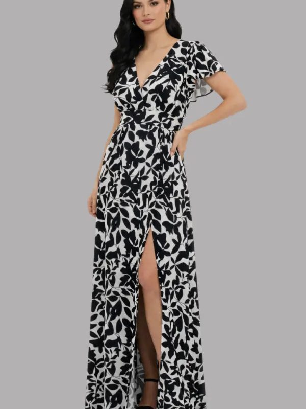 Vestido con abertura lateral