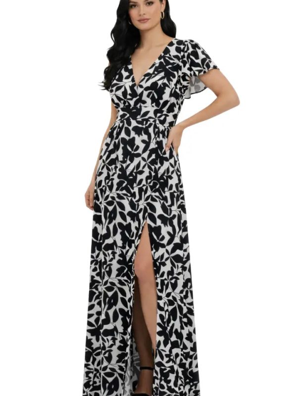 Vestido con abertura lateral