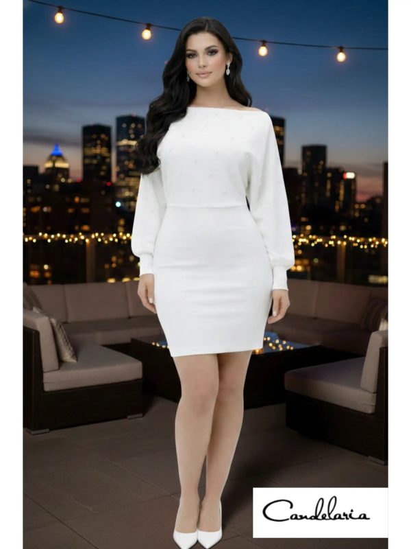 Vestido perlas