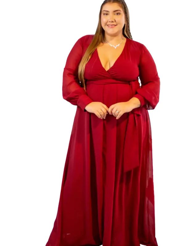 Vestido plus para fiesta