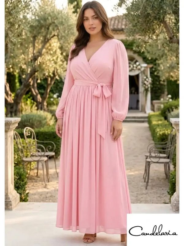Vestido romántico plus