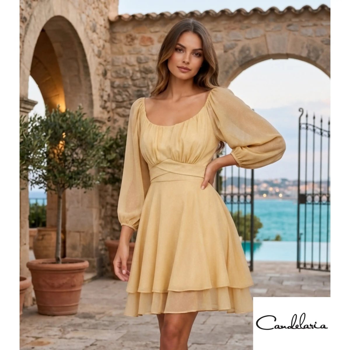 Vestidos con escarcha