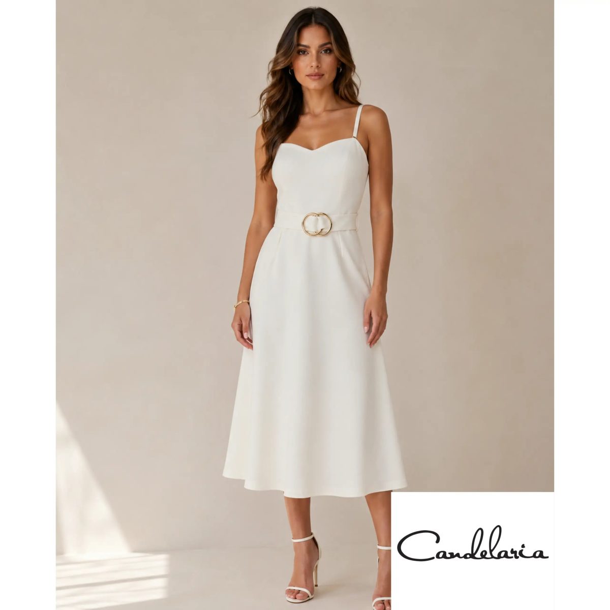 Vestidos con hebilla en la cintura