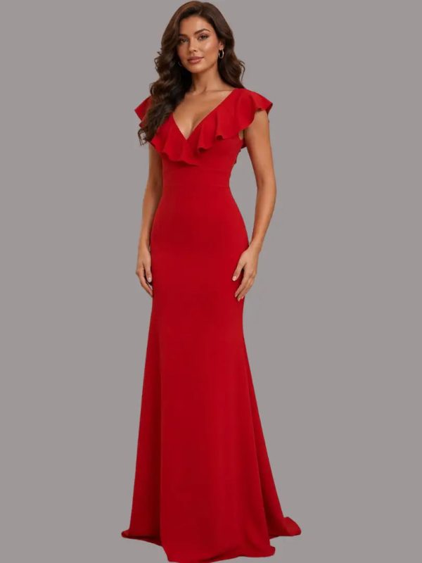 Vestidos largos con volantes
